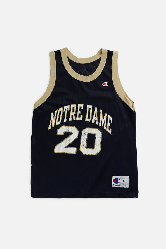 frankie Vintage Notre Dame Fighting Irish NCAA Basketball Jersey - M