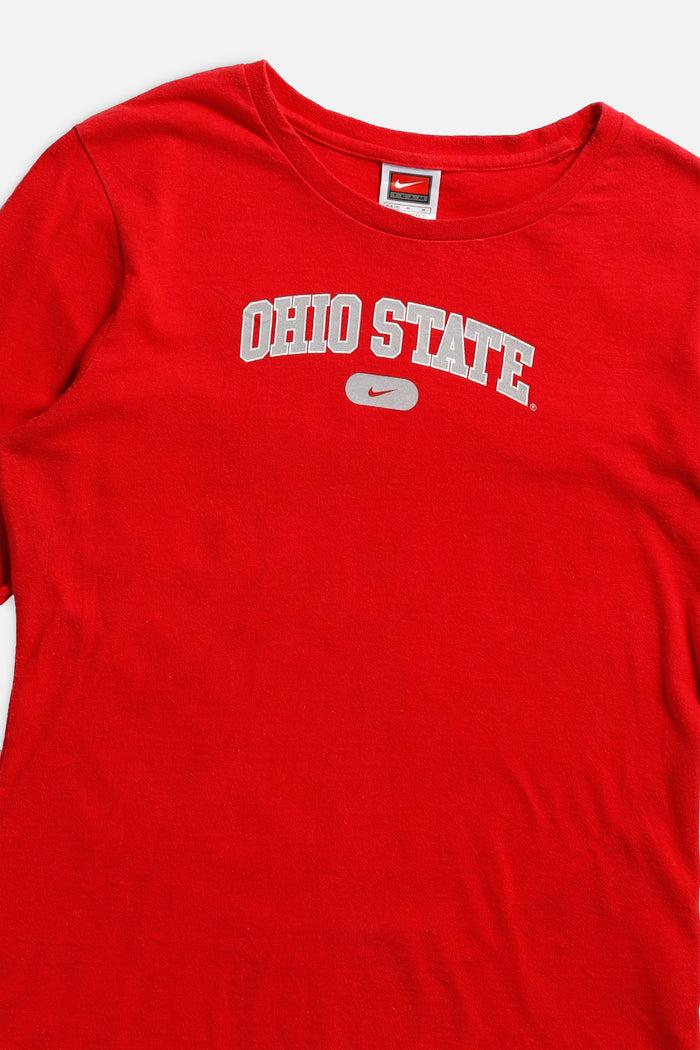 Frankie Vintage Ohio State Varsity Longsleeve Baby Tee - Women's XS
