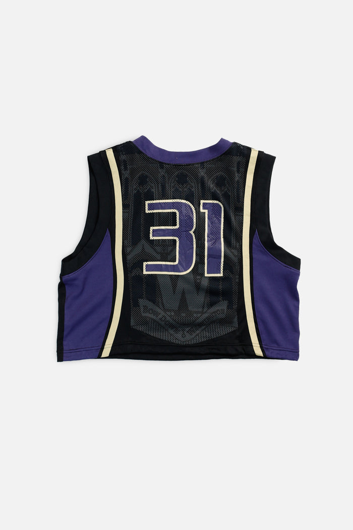 Frankie Vintage Washington Huskies NCAA Basketball Crop Jersey - XS