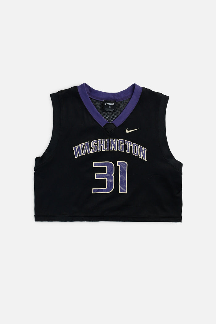 frankie Vintage Washington Huskies NCAA Basketball Crop Jersey - XS