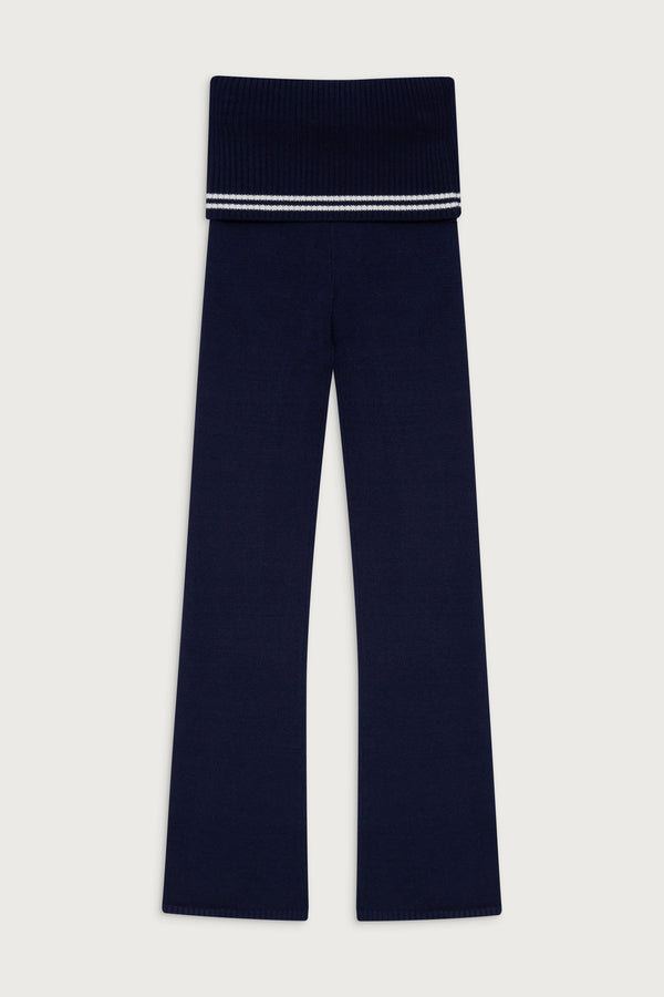 Frankies Bikinis Aimee Cloud Knit Flare Pant Starlight