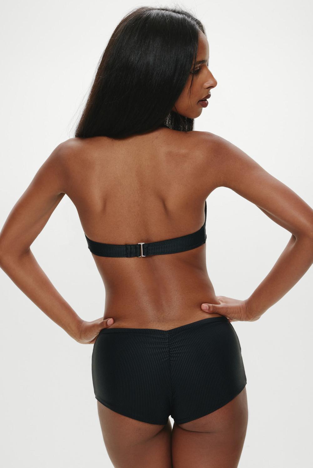 frankies bikinis Caster Cheeky Boy Shorts Midnight Serenade