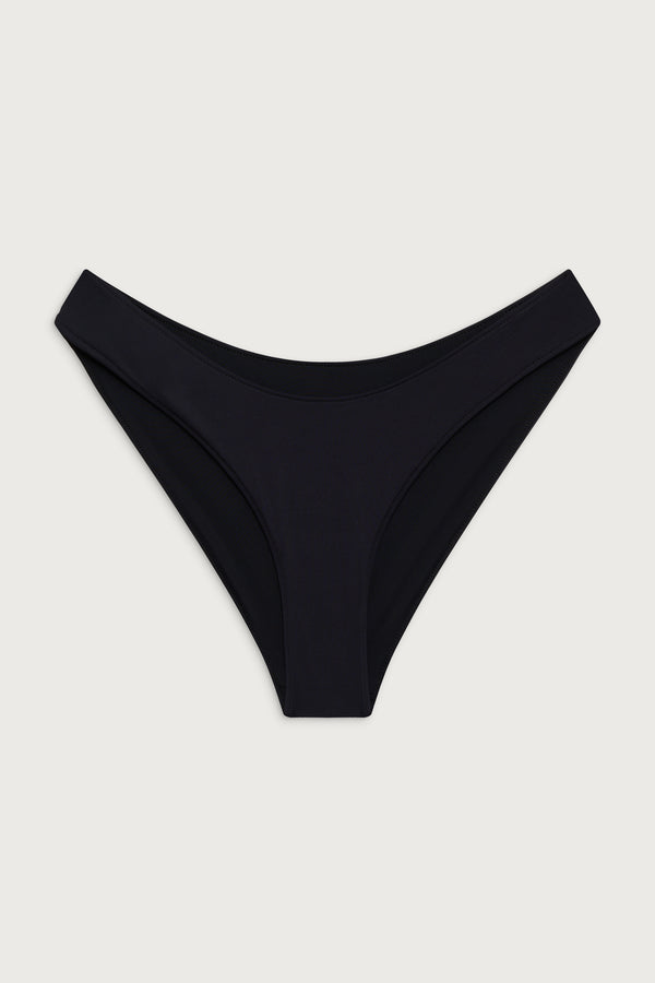 Frankies Bikinis Catalina Full Coverage Bikini Bottom Black