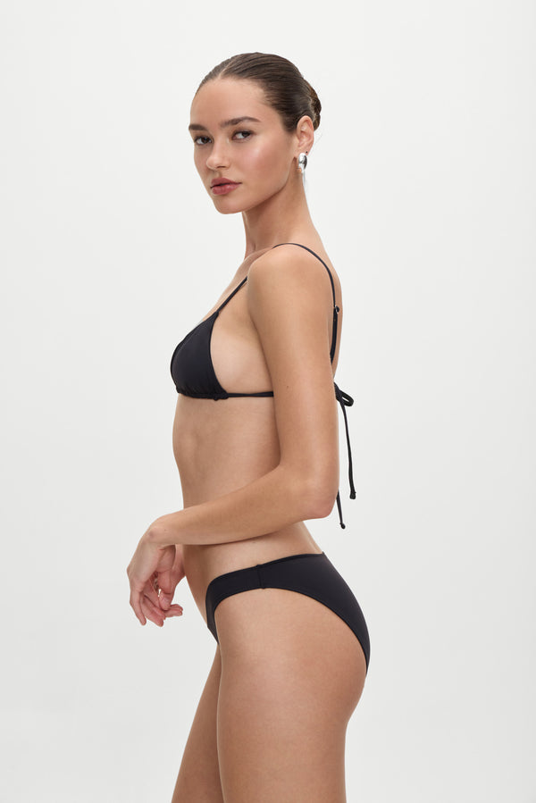 Frankies Bikinis Catalina Full Coverage Bikini Bottom Black