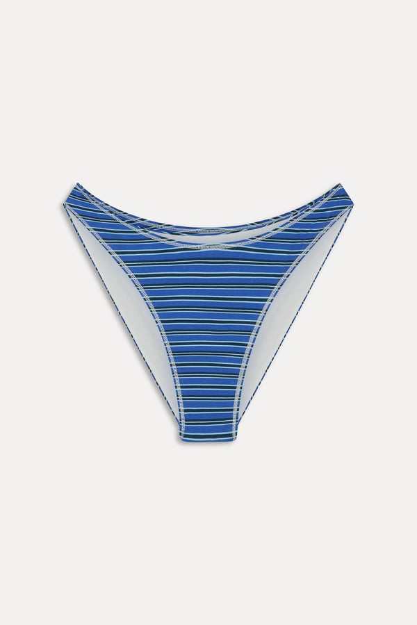 Frankies Bikinis Catalina Full Coverage Bikini Bottom Summer Stripe