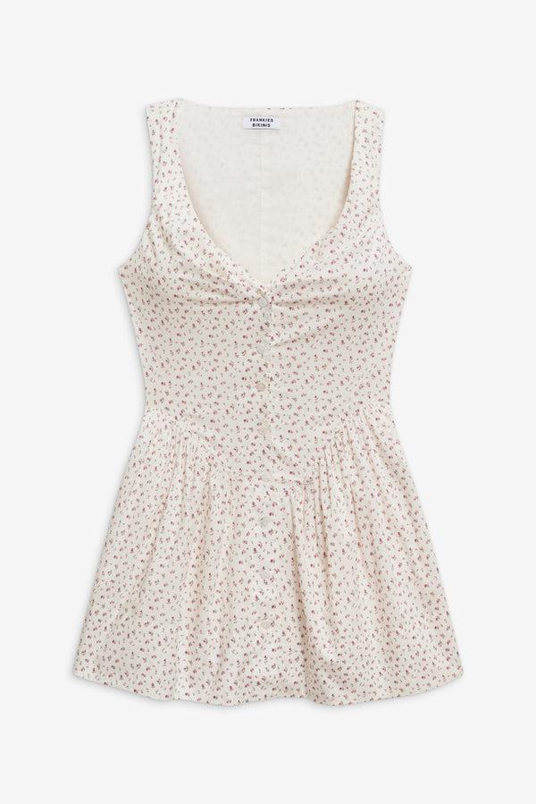 Frankies Bikinis Charlotte Floral Corset Mini Dress Tea Party