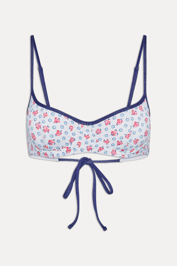 Frankies Bikinis Cola Underwire Bikini Top Wild Rose