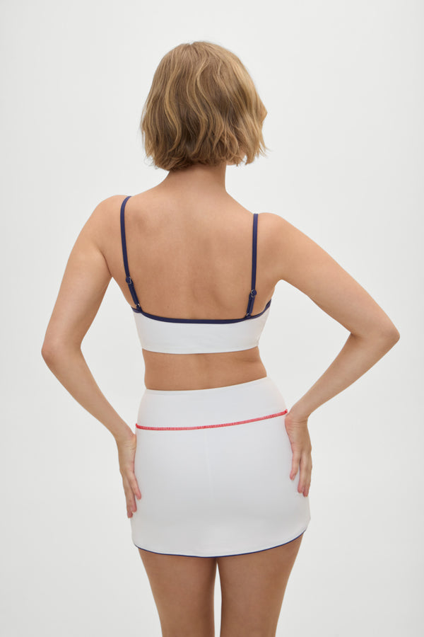 Frankies Bikinis Court Mini Tennis Skort Team Colors