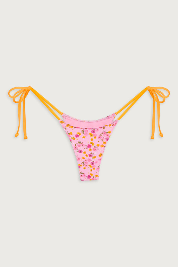 Frankies Bikinis Divine Floral Skimpy Bikini Bottom Queen's Bath