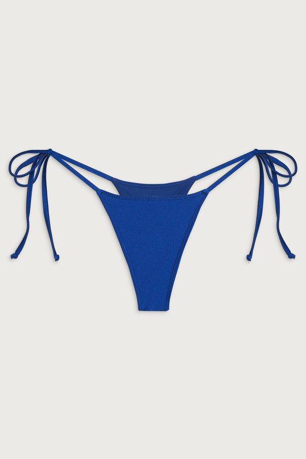 Frankies Bikinis Divine Skimpy Bikini Bottom Deep Blue