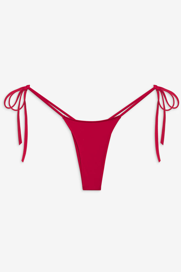 Frankies Bikinis Divine Skimpy Bikini Bottom True Red