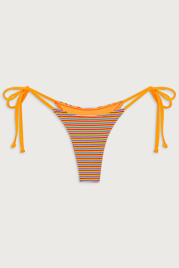 Frankies Bikinis Divine Striped Skimpy Bikini Bottom Hawaiian Sky