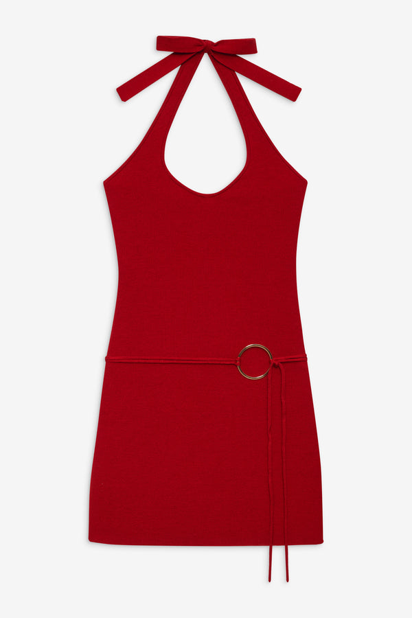 Frankies Bikinis Dolly Knit Mini Dress Heartstrings