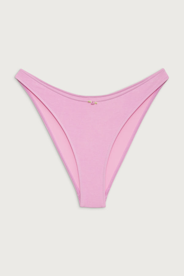 Frankies Bikinis Dove Classic Bikini Bottom French Rose