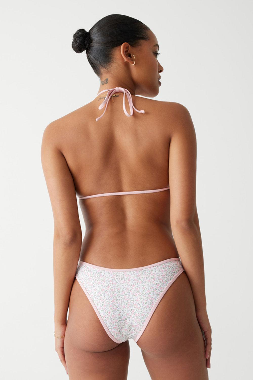 frankies bikinis Dove Classic Floral Bikini Bottom Baby Blanket