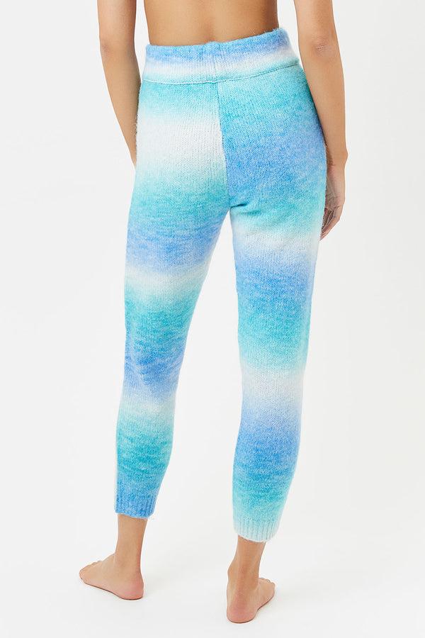 Frankies Bikinis Frank Knit Sweatpants Blue Horizon