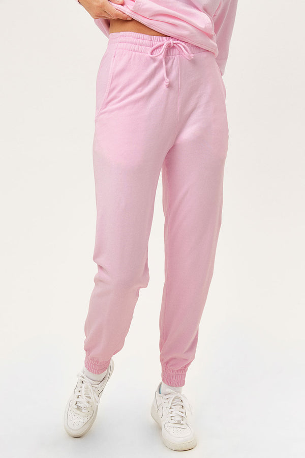 Frankies Bikinis Frank Oversized Sweatpants Love Pink