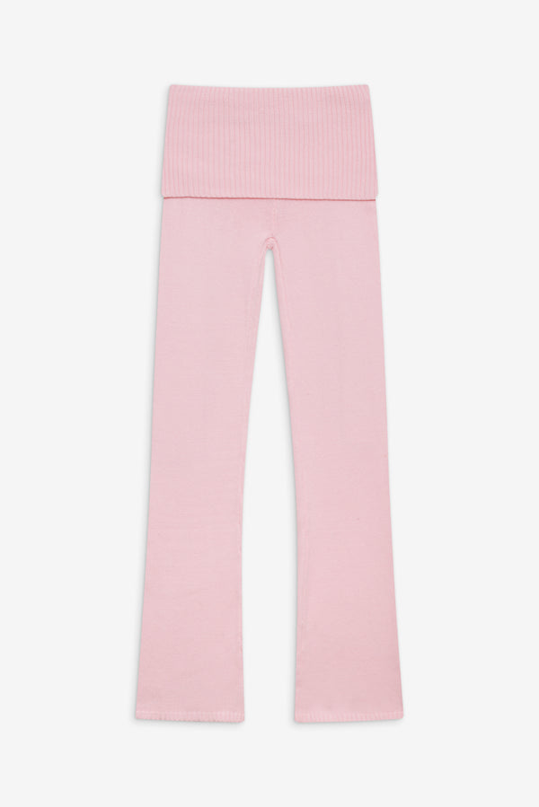 Frankies Bikinis Aimee Knit Pants Cozy Pink