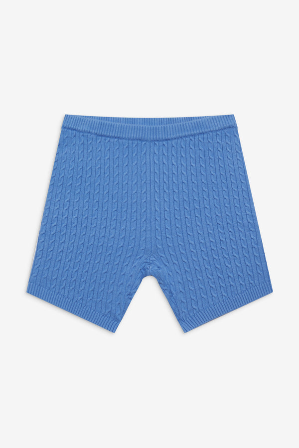 Frankies Bikinis Ariel Knit Shorts Blue Moon