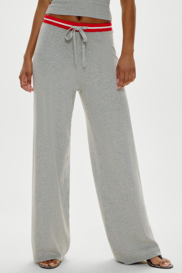 Frankies Bikinis Barrymore Knit Pants Mochi Stripe
