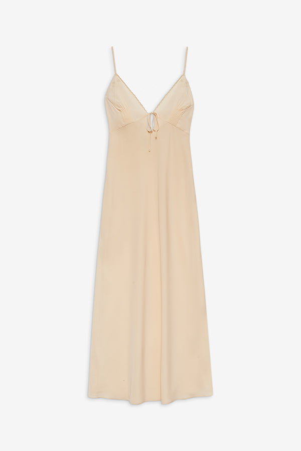 Frankies Bikinis Beauty Maxi Dress Macadamia