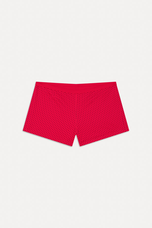 Frankies Bikinis Caster Boy Shorts Spice Dot