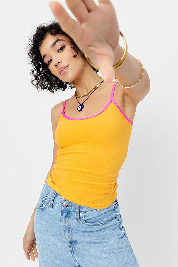 Frankies Bikinis Courtney Terry Scoop Tank Sundown