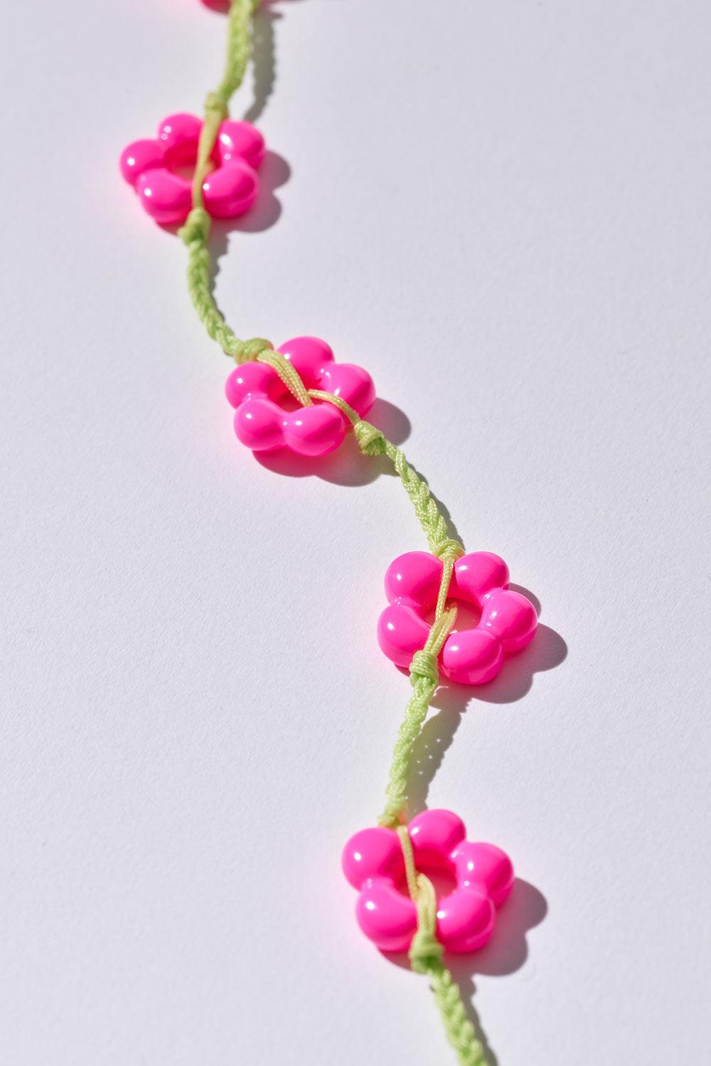 frankies bikinis Daisy Chain Necklace Kiwi