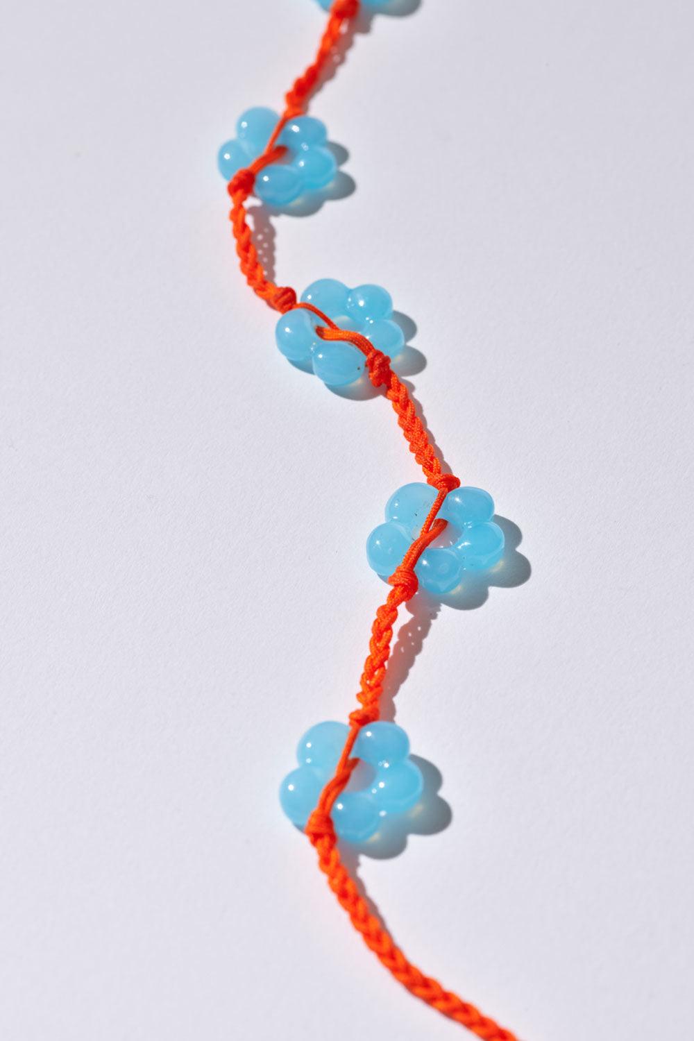 frankies bikinis Daisy Chain Necklace Papaya