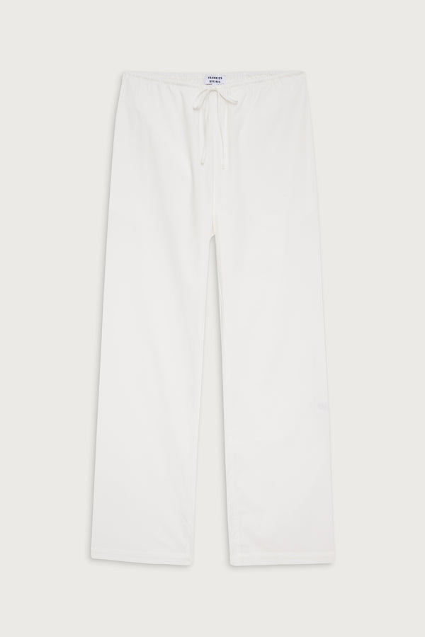 Frankies Bikinis Daisy Low Rise Pant White