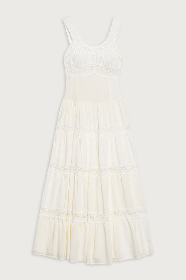 Frankies Bikinis Dakota Maxi Dress White