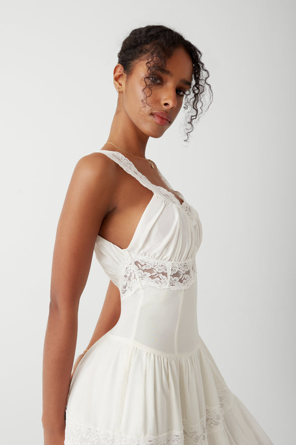 Frankies Bikinis Dakota Maxi Dress White