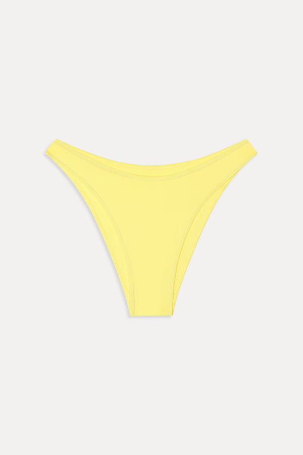 Frankies Bikinis Dove Bikini Bottom Yellow Iris