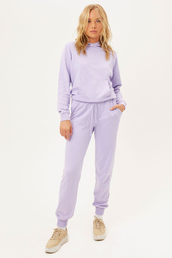 Frankies Bikinis Frank Oversized Sweatpants Lilac