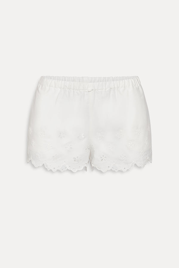 Frankies Bikinis Mariam Mini Shorts White