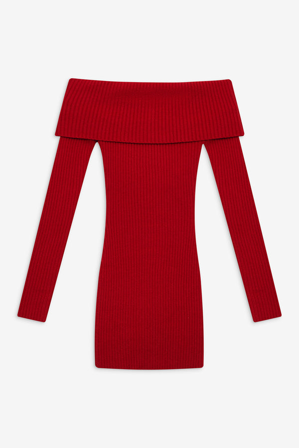 Frankies Bikinis Midnight Knit Dress Heartstrings