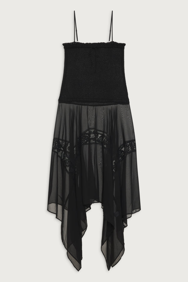 Frankies Bikinis Night Princess Maxi Dress Black