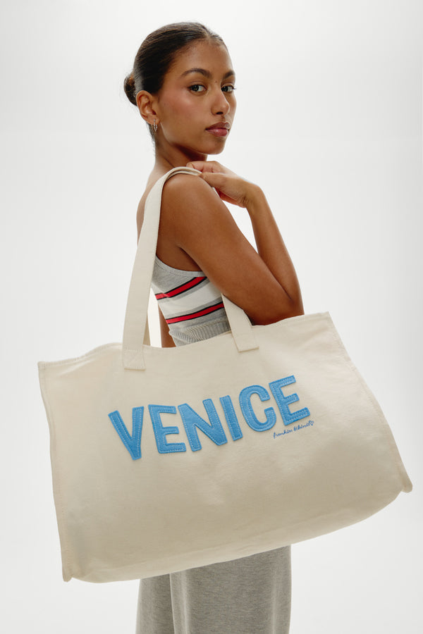 Frankies Bikinis Picnic Beach Bag Salt Venice