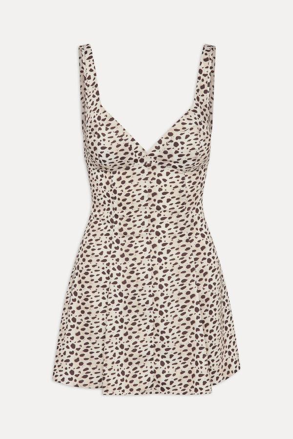 Frankies Bikinis Siren Floral Mini Dress Pasture