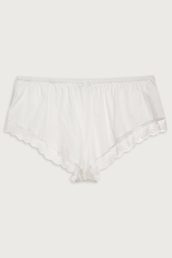 Frankies Bikinis Sleepy Mini Short White