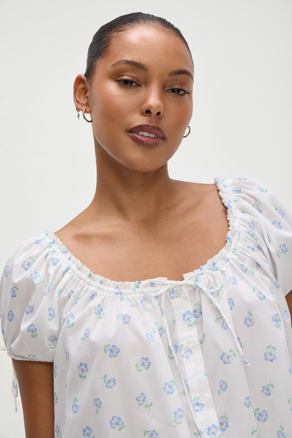 Frankies Bikinis Starlet Babydoll Dress Periwinkle