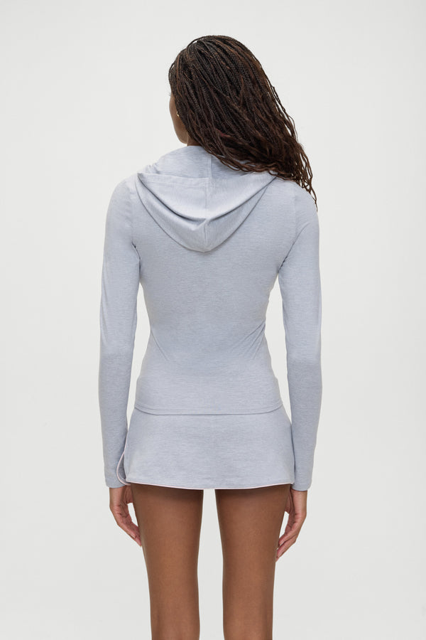 Frankies Bikinis Studio Zip Up Jacket Sunset Match