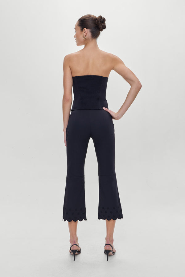 Frankies Bikinis Twilight Capri Pants Black