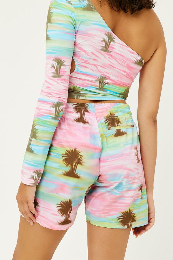 Frankies Bikinis Winston Unisex Board Short Palmz