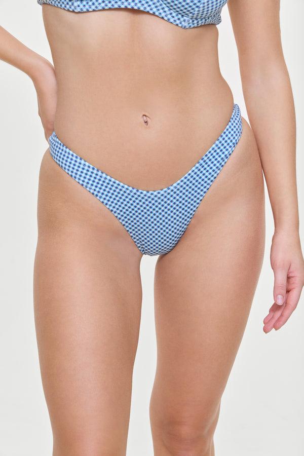 Frankies Bikinis Full Moon Micro Bikini Bottom Picnic