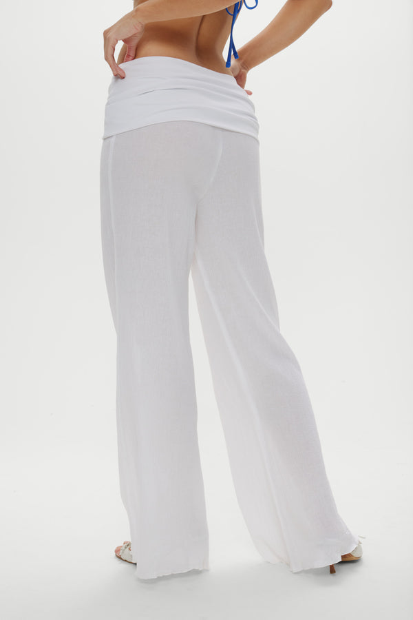 Frankies Bikinis Hayes Fold Over Pants Angel's Meadow