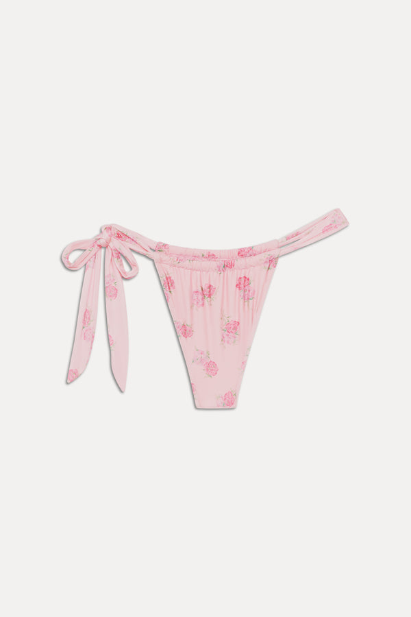 Frankies Bikinis Kealy Cheeky Bikini Bottom Fresh Rose