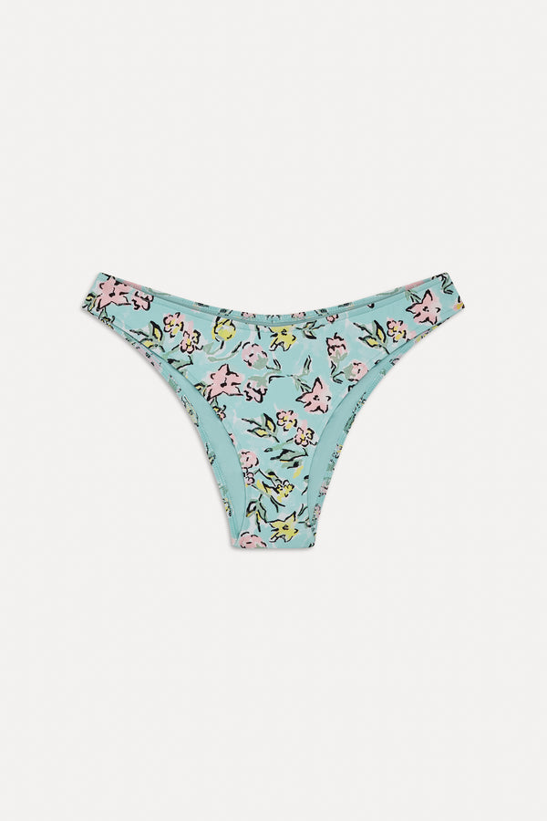Frankies Bikinis Khai Cheeky Bikini Bottom Pastel Peony