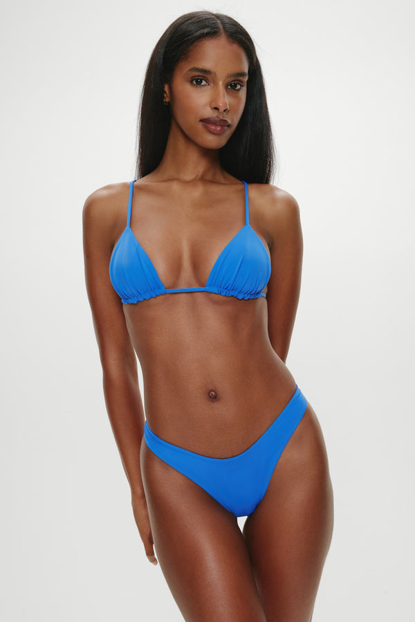 Frankies Bikinis Lumia Skimpy Triangle Bikini Top Lake Blue