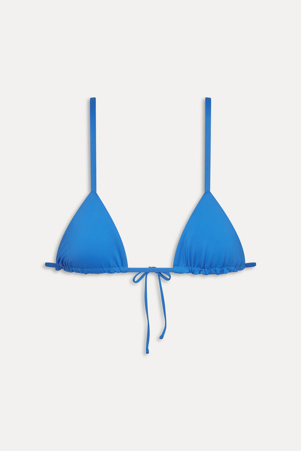 Frankies Bikinis Lumia Skimpy Triangle Bikini Top Lake Blue